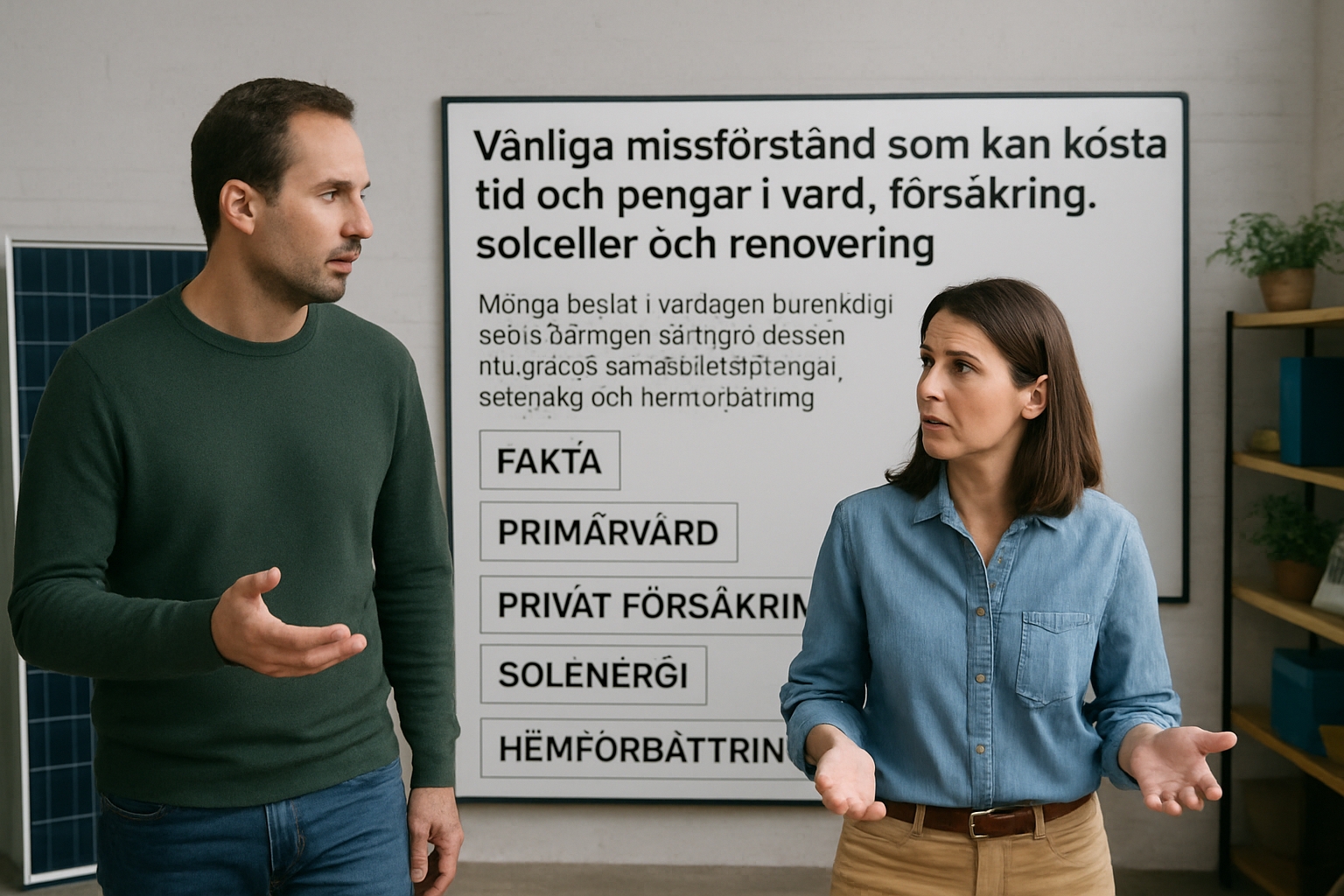 Vanliga missförstånd som kan kosta tid och pengar i vård, försäkring, solceller och renovering post thumbnail image